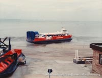 AP1-88 hovercraft at Ryde hoverport -  (credit: The <a href='http://www.hovercraft-museum.org/' target='_blank'>Hovercraft Museum Trust</a>).